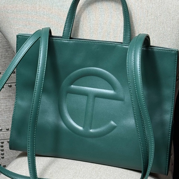 Telfar Medium Shopping Bag Dark Olive - Picture 8 of 10